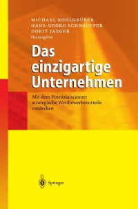 Cover image: Das einzigartige Unternehmen 1st edition 9783540005810