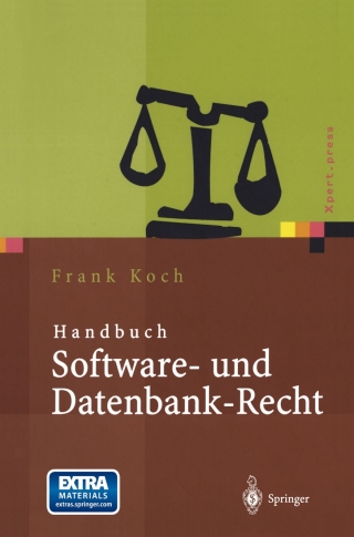 Cover image: Handbuch Software- und Datenbank-Recht 9783540000167