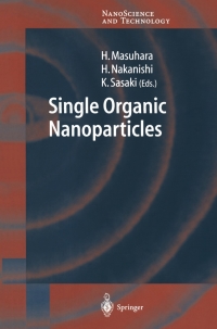 صورة الغلاف: Single Organic Nanoparticles 1st edition 9783540001874