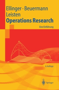 صورة الغلاف: Operations Research 6th edition 9783540004776