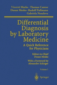 Imagen de portada: Differential Diagnosis by Laboratory Medicine 9783540430575