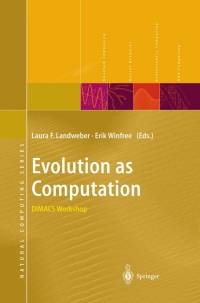 Titelbild: Evolution as Computation 1st edition 9783540667094