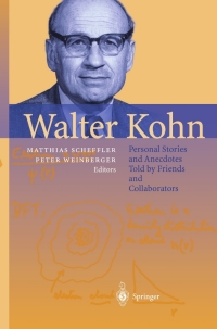Cover image: Walter Kohn 1st edition 9783540008057