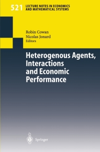 Imagen de portada: Heterogenous Agents, Interactions and Economic Performance 1st edition 9783540440574