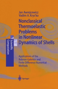 Imagen de portada: Nonclassical Thermoelastic Problems in Nonlinear Dynamics of Shells 9783540438809