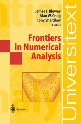 Imagen de portada: Frontiers in Numerical Analysis 1st edition 9783540443193