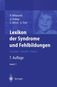 Cover image: Lexikon der Syndrome und Fehlbildungen 7th edition 9783540443056