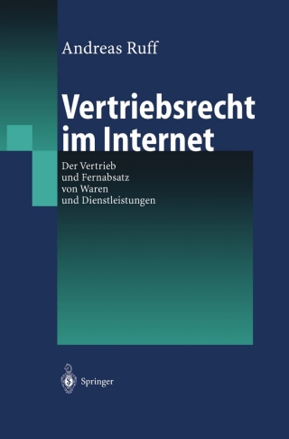 Imagen de portada: Vertriebsrecht im Internet 9783540443629