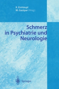 Cover image: Schmerz in Psychiatrie und Neurologie 1st edition 9783540443537