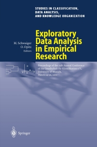 表紙画像: Exploratory Data Analysis in Empirical Research 1st edition 9783540441830