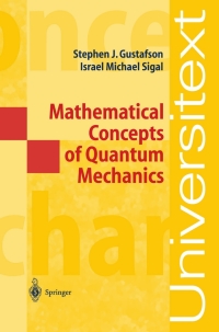 Omslagafbeelding: Mathematical Concepts of Quantum Mechanics 9783540441601