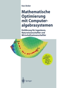 Cover image: Mathematische Optimierung mit Computeralgebrasystemen 9783540441182