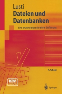 Cover image: Dateien und Datenbanken 4th edition 9783540442516