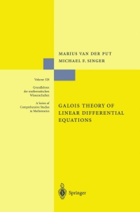Cover image: Galois Theory of Linear Differential Equations 9783540442288