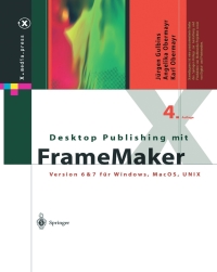 صورة الغلاف: Desktop Publishing mit FrameMaker 4th edition 9783540442165