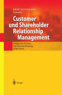 Cover image: Customer und Shareholder Relationship Management 1st edition 9783540435716