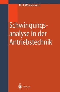 Cover image: Schwingungsanalyse in der Antriebstechnik 9783540420101