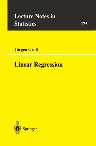 Cover image: Linear Regression 9783540401780