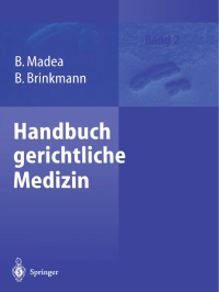 Imagen de portada: Handbuch gerichtliche Medizin 9783540664475