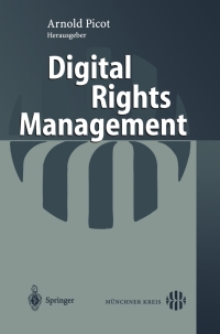 表紙画像: Digital Rights Management 9783540405986