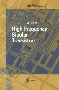 Cover image: High-Frequency Bipolar Transistors 9783642632051