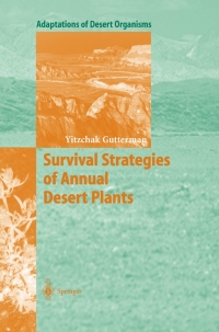 Cover image: Survival Strategies of Annual Desert Plants 9783642627781