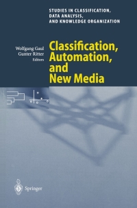 表紙画像: Classification, Automation, and New Media 1st edition 9783540432333