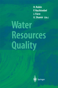 Cover image: Water Resources Quality 1st edition 9783540431480