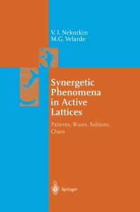 صورة الغلاف: Synergetic Phenomena in Active Lattices 9783540427155