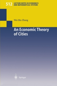 Cover image: An Economic Theory of Cities 9783540427674