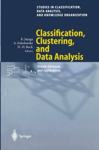 Immagine di copertina: Classification, Clustering, and Data Analysis 1st edition 9783540436911