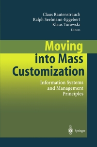 Cover image: Moving into Mass Customization 1st edition 9783540436119
