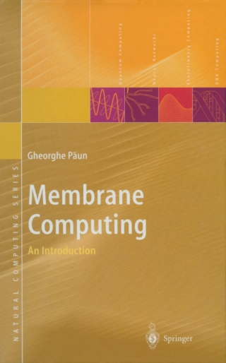 Imagen de portada: Membrane Computing 9783642628337