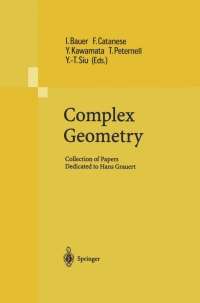 Imagen de portada: Complex Geometry 1st edition 9783540432593