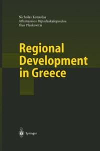 Cover image: Regional Development in Greece 9783642626906