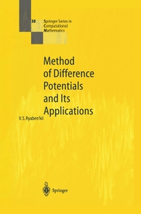 Cover image: Method of Difference Potentials and Its Applications 9783540426332