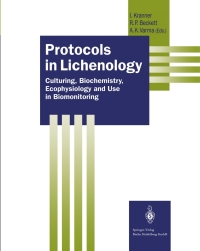 Cover image: Protocols in Lichenology 1st edition 9783540411390