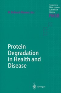 Imagen de portada: Protein Degradation in Health and Disease 1st edition 9783540425946