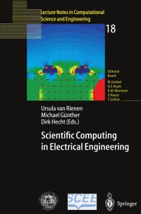 Cover image: Scientific Computing in Electrical Engineering 1st edition 9783540421733