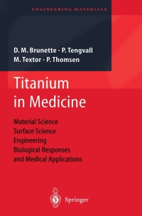 Cover image: Titanium in Medicine 1st edition 9783540669364