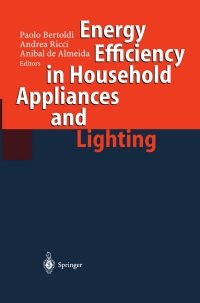 Cover image: Energy Efficiency in Househould Appliances and Lighting 1st edition 9783540414827