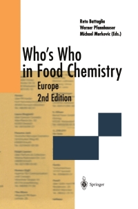 صورة الغلاف: Who’s Who in Food Chemistry 2nd edition 9783540414483