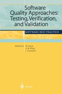 Omslagafbeelding: Software Quality Approaches: Testing, Verification, and Validation 1st edition 9783540417842