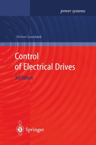 Imagen de portada: Control of Electrical Drives 3rd edition 9783540418207