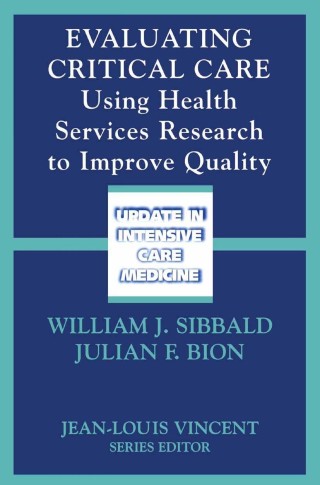 Imagen de portada: Evaluating Critical Care 1st edition 9783540677765