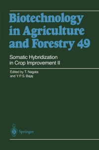 Imagen de portada: Somatic Hybridization in Crop Improvement II 1st edition 9783540411123