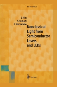 Titelbild: Nonclassical Light from Semiconductor Lasers and LEDs 9783642632082