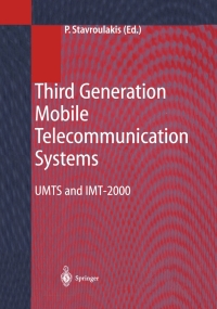 Imagen de portada: Third Generation Mobile Telecommunication Systems 1st edition 9783540678502
