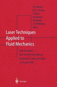 Cover image: Laser Techniques Applied to Fluid Mechanics 1st edition 9783642569630