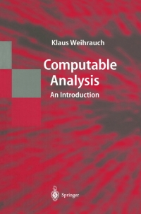 Cover image: Computable Analysis 9783540668176